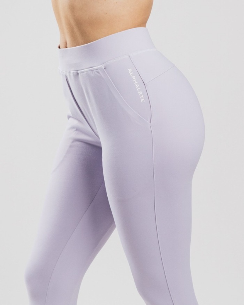 Alphalete Trace Joggingbroeken Dames Paars | 28VADMYLG