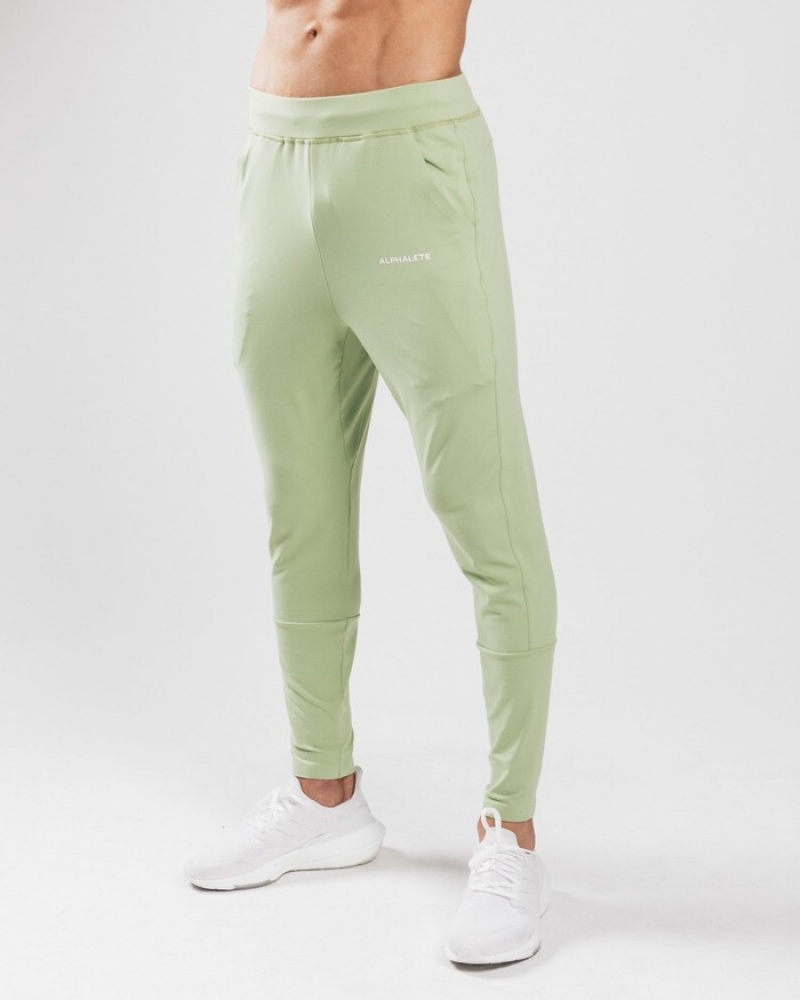 Alphalete Trace Joggingbroeken Heren Groen | 03TEIXYFD