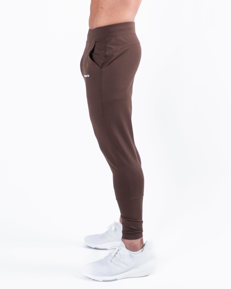 Alphalete Trace Joggingbroeken Heren Koffie | 75ZJGCVOY