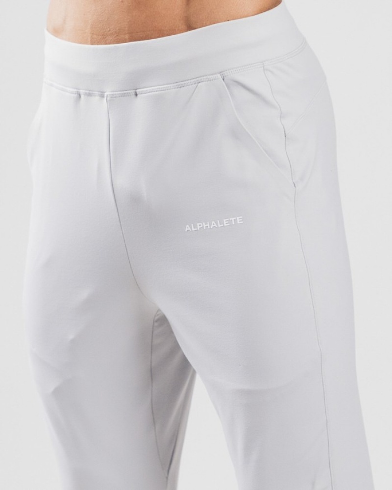 Alphalete Trace Joggingbroeken Heren Zilver | 54HVLDGBJ