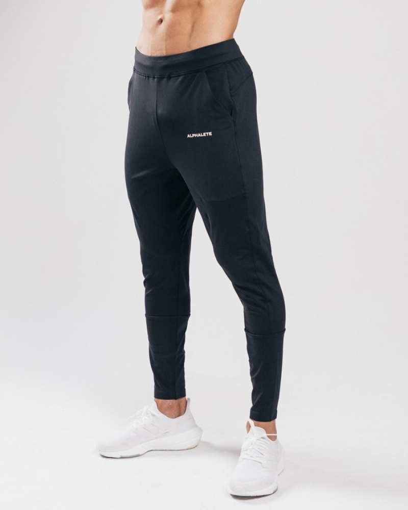 Alphalete Trace Joggingbroeken Heren Zwart | 12TLXAGYJ