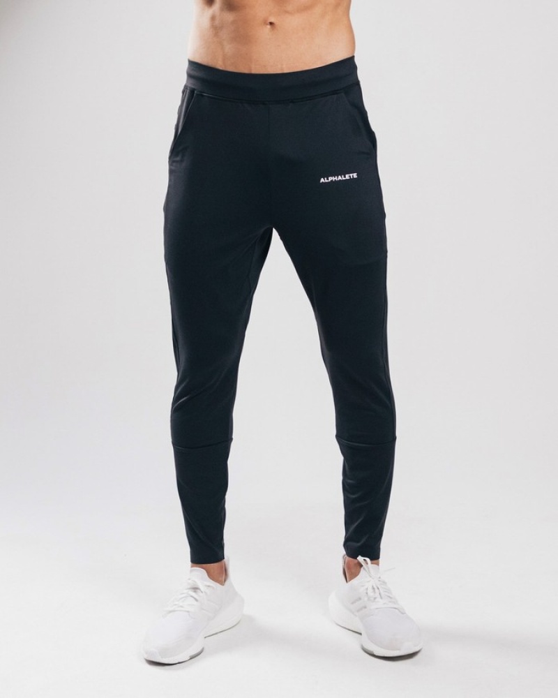 Alphalete Trace Joggingbroeken Heren Zwart | 12TLXAGYJ