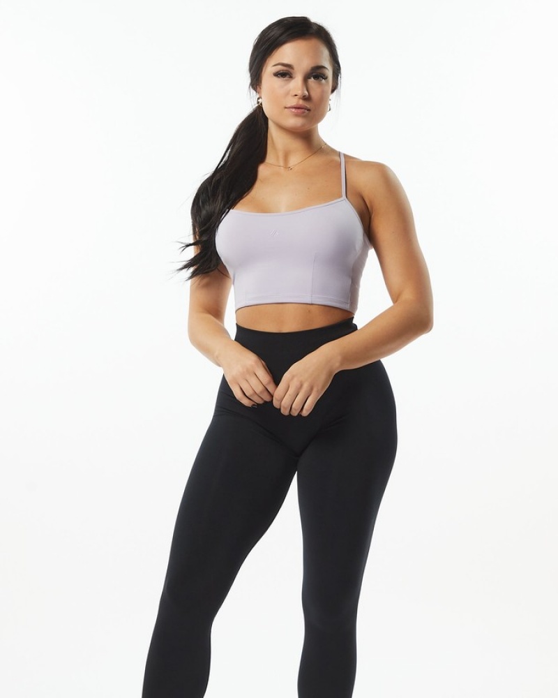 Alphalete Ultrasoft Camisole Tanktop Dames Paars | 98CZLWTBE