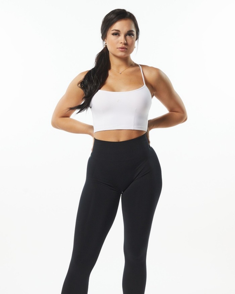 Alphalete Ultrasoft Camisole Tanktop Dames Wit | 57GUVFRMO