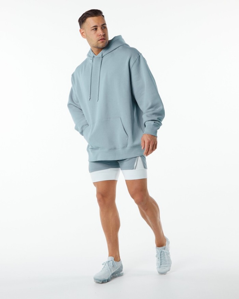 Alphalete Unity Hoodie Heren Blauw | 81FIMOXRQ