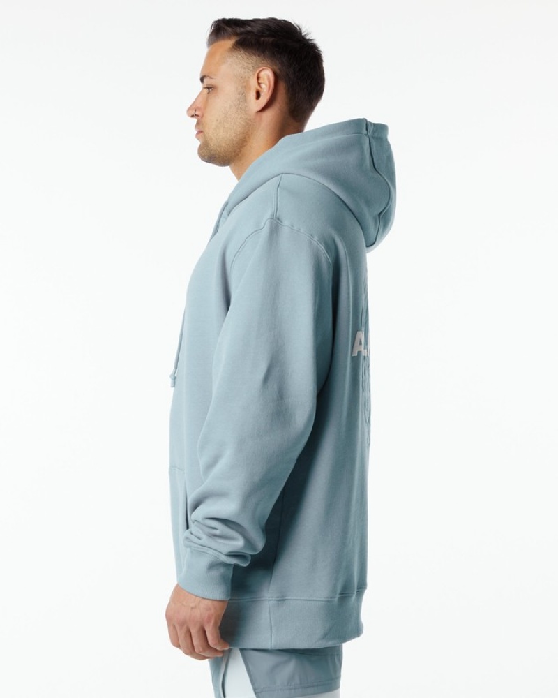 Alphalete Unity Hoodie Heren Blauw | 81FIMOXRQ