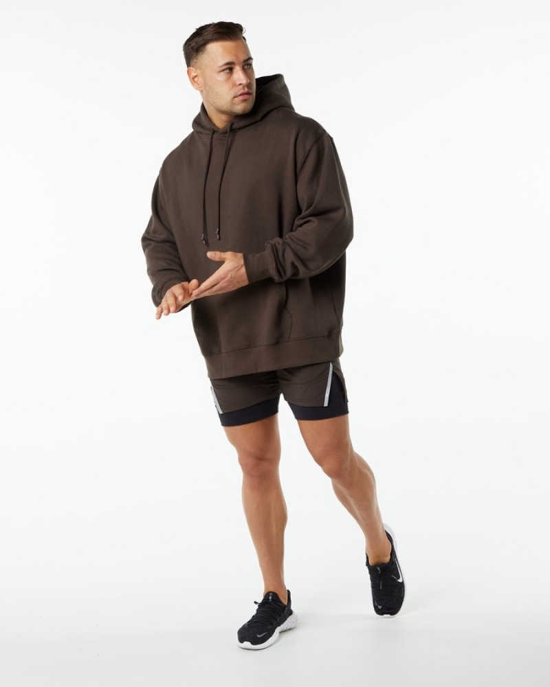 Alphalete Unity Hoodie Heren Bruin | 56FDGKLJI