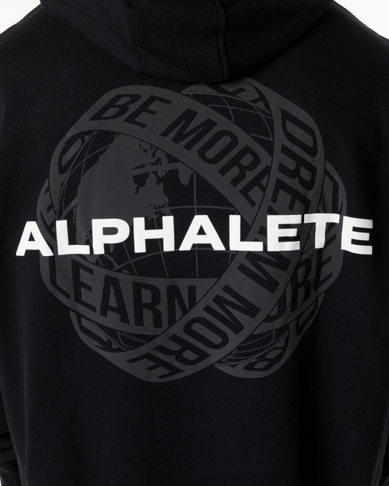 Alphalete Unity Hoodie Heren Zwart | 29NTSUQHG