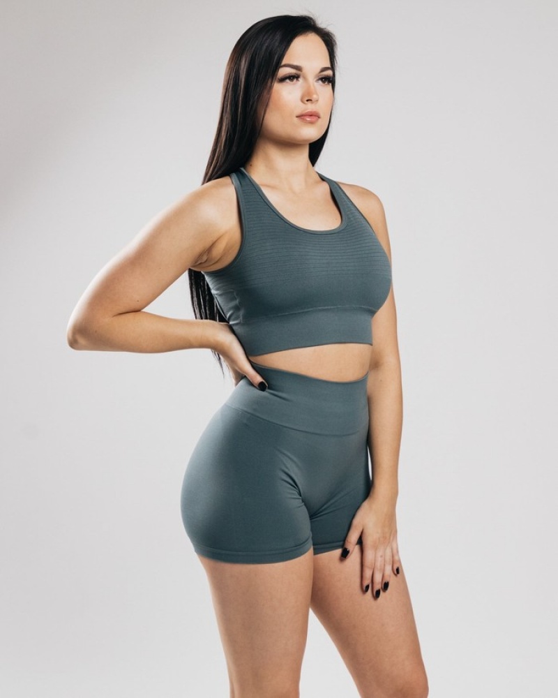 Alphalete Vault BH Dames Grijs | 86VTRNBHA