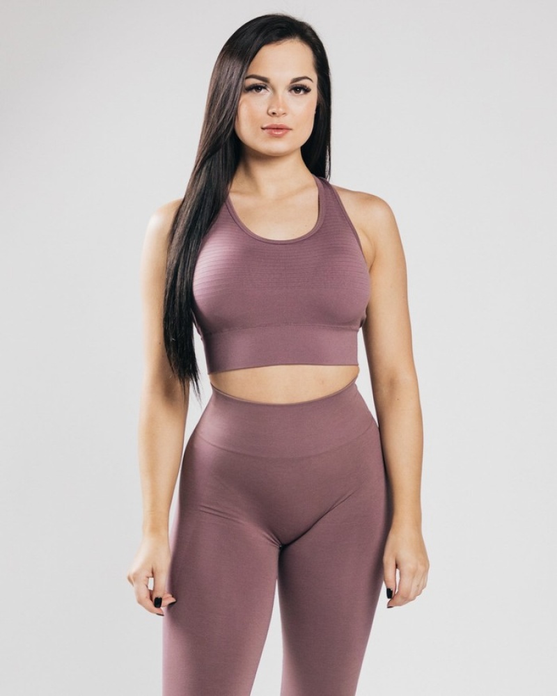 Alphalete Vault BH Dames Paars | 17KGQCSUI