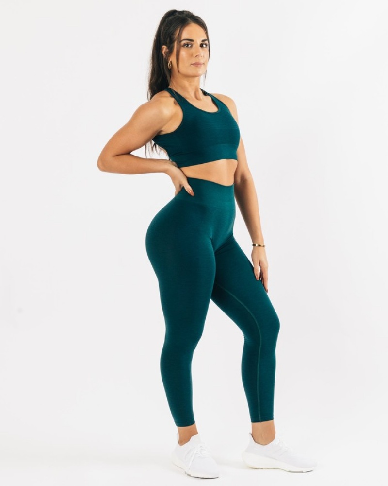 Alphalete Vault BH Dames Turquoise | 84TEDKBZS