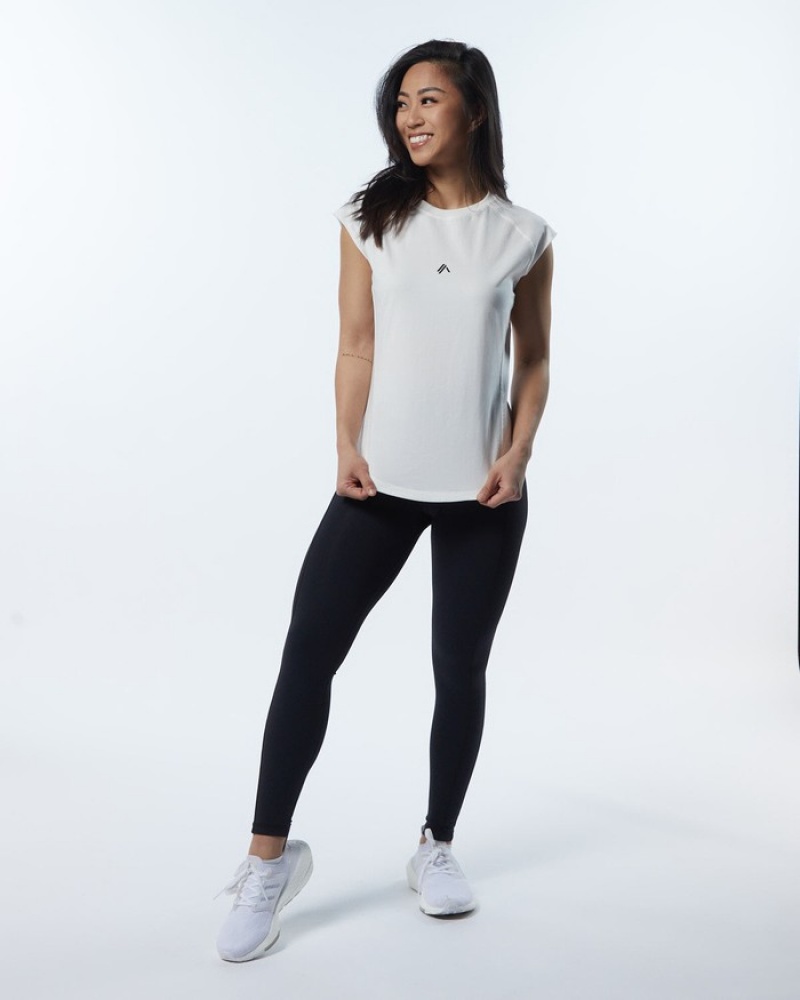 Alphalete Velocity Overhemd Dames Wit | 57OAECUGY