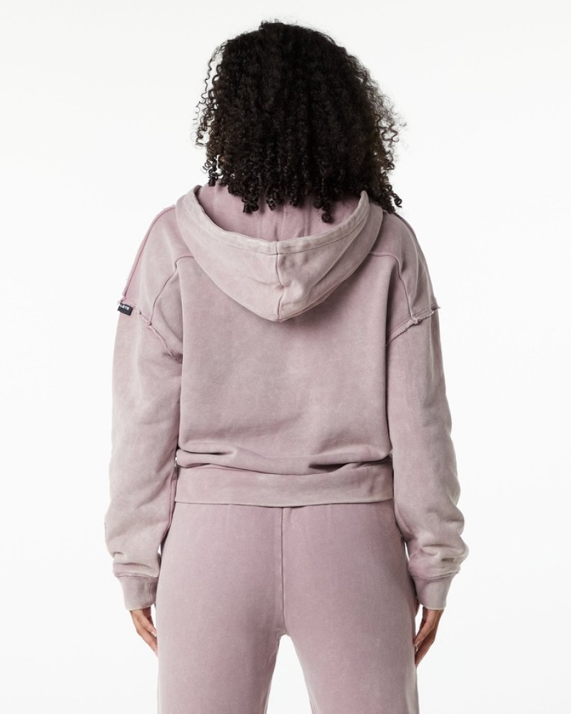 Alphalete Very Terry Hoodie Dames Roze | 29HCEWLRM