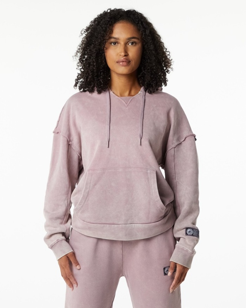 Alphalete Very Terry Hoodie Dames Roze | 29HCEWLRM