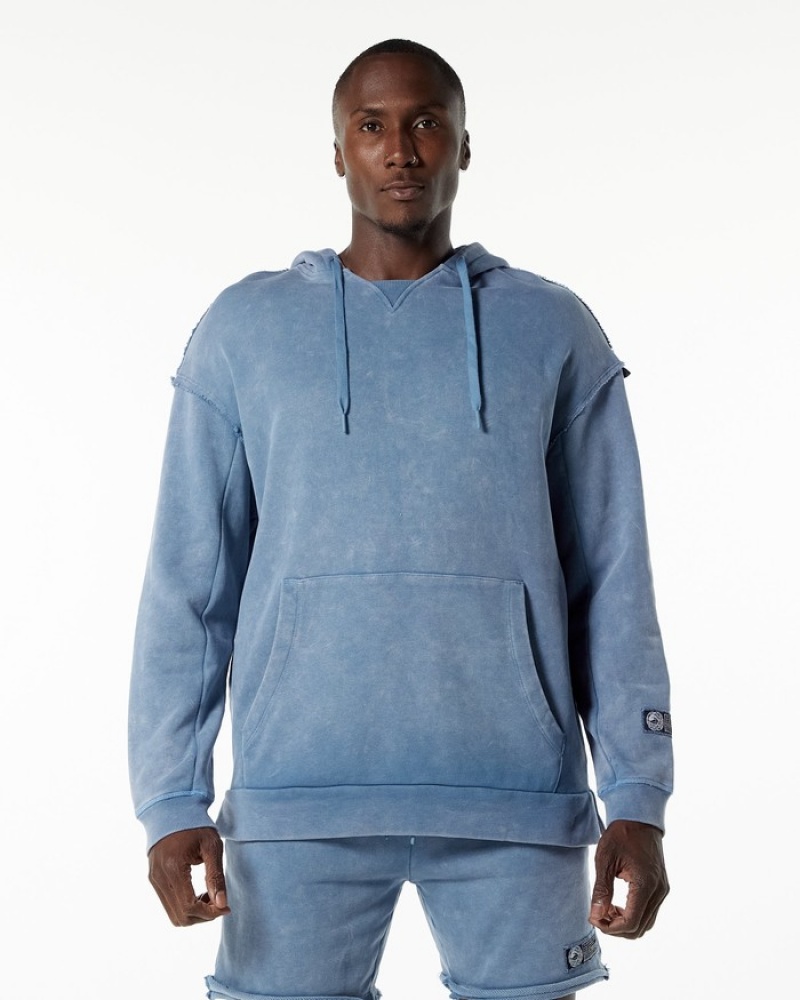 Alphalete Very Terry Hoodie Heren Blauw | 94RKHEXTA