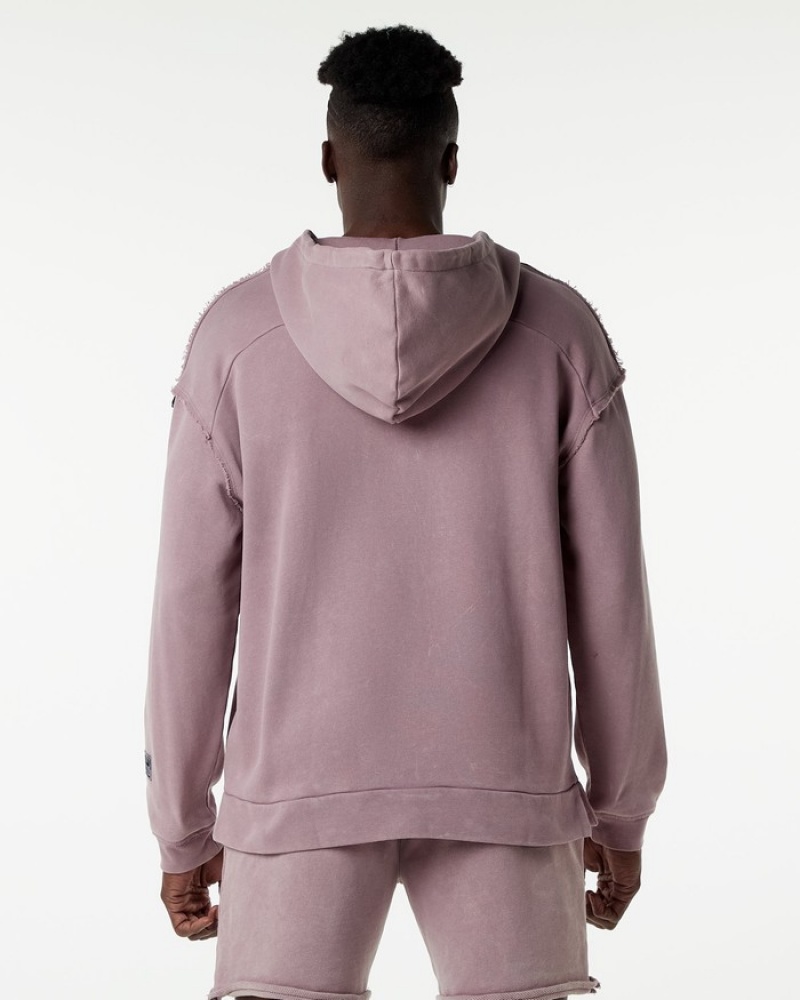 Alphalete Very Terry Hoodie Heren Roze | 58JISQTHC