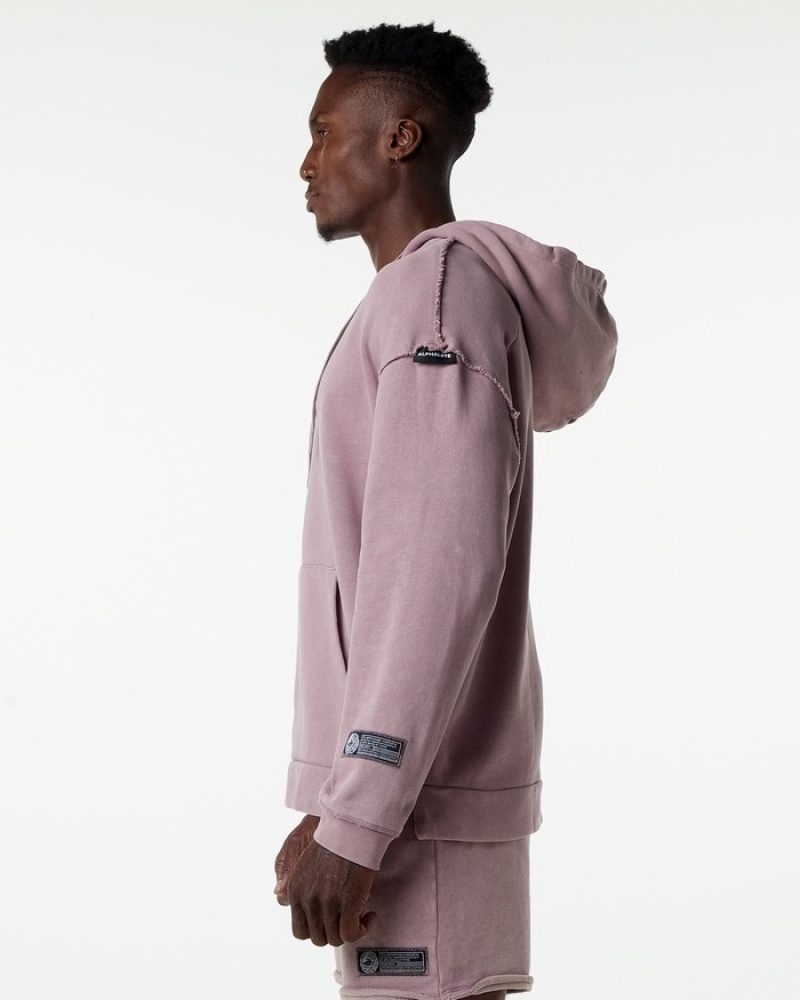 Alphalete Very Terry Hoodie Heren Roze | 58JISQTHC