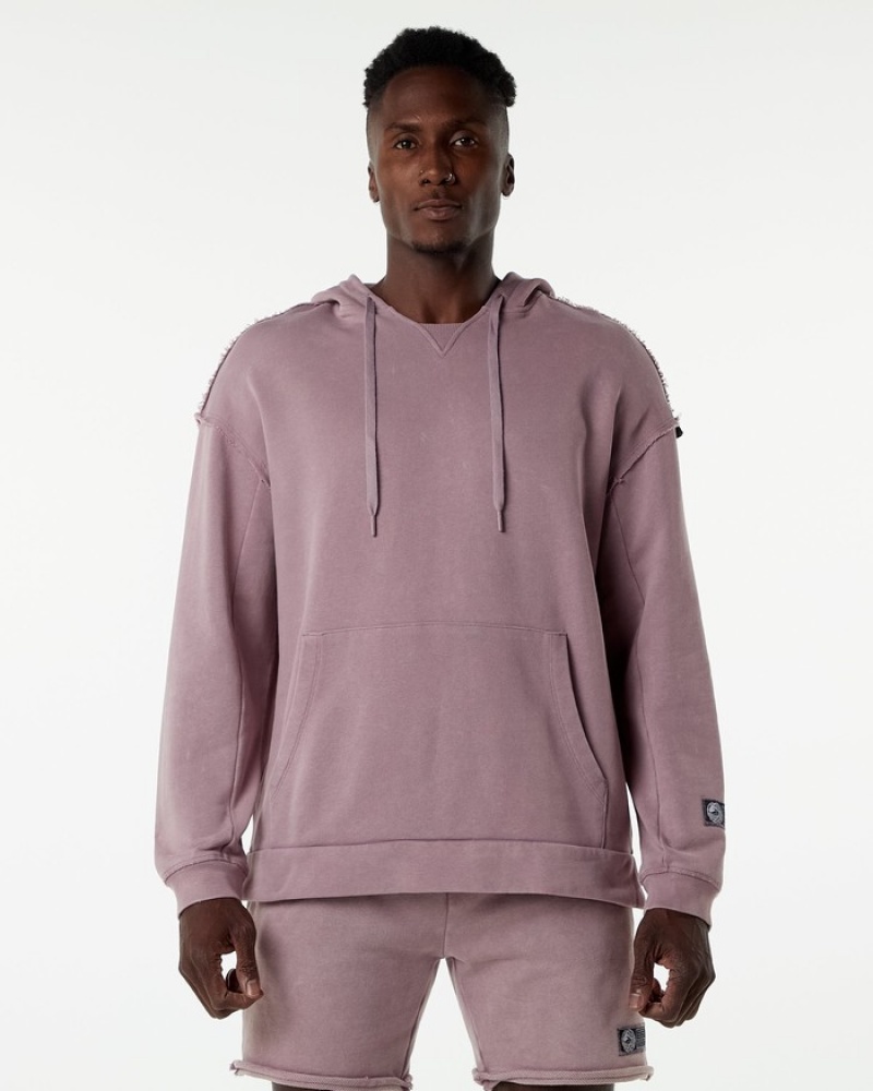 Alphalete Very Terry Hoodie Heren Roze | 58JISQTHC