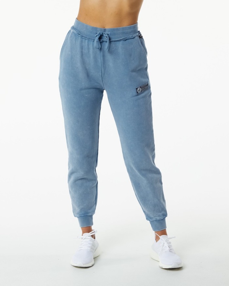 Alphalete Very Terry Joggingbroeken Dames Blauw | 04WUANELK