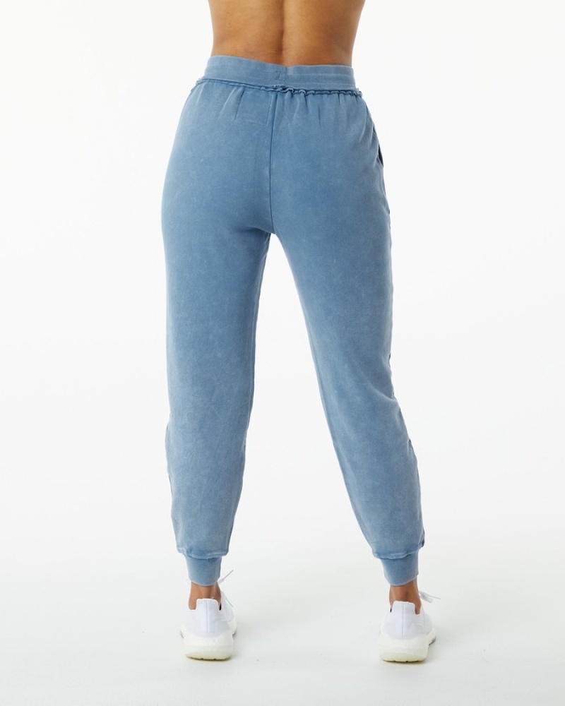 Alphalete Very Terry Joggingbroeken Dames Blauw | 04WUANELK