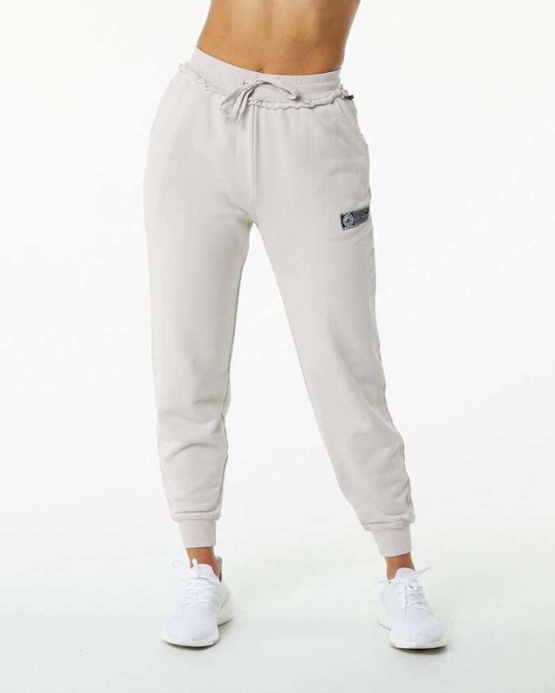 Alphalete Very Terry Joggingbroeken Dames Wit | 04OJVADXE