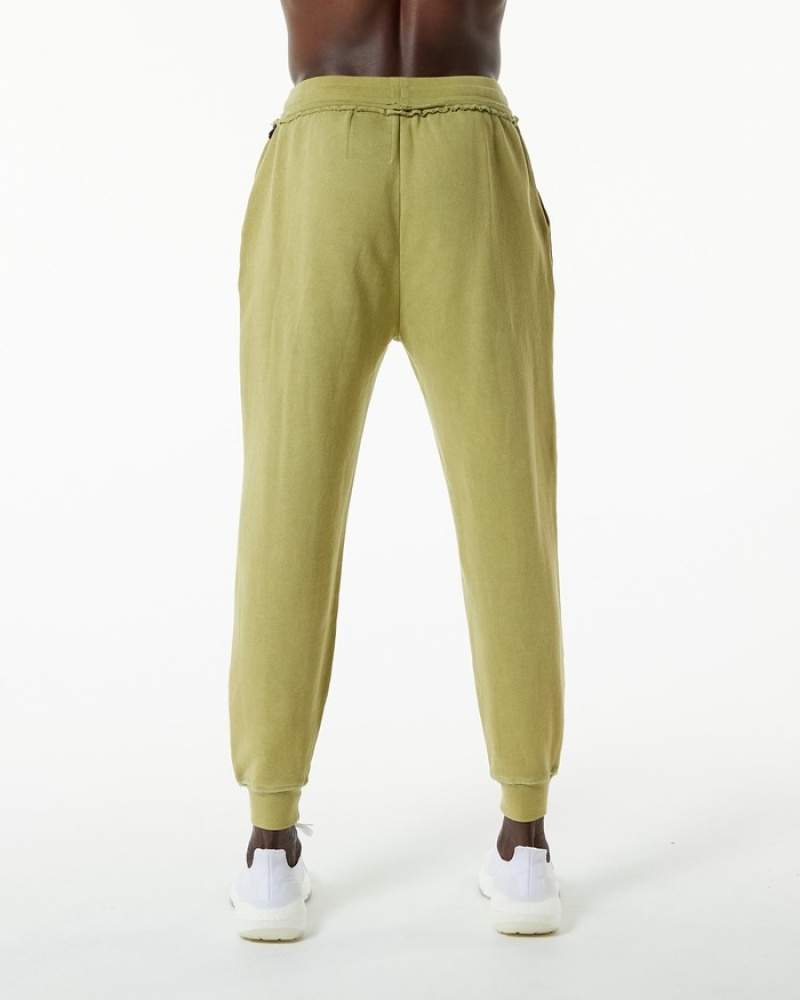 Alphalete Very Terry Joggingbroeken Heren Groen | 21SJFYGME