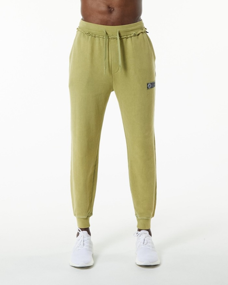 Alphalete Very Terry Joggingbroeken Heren Groen | 21SJFYGME