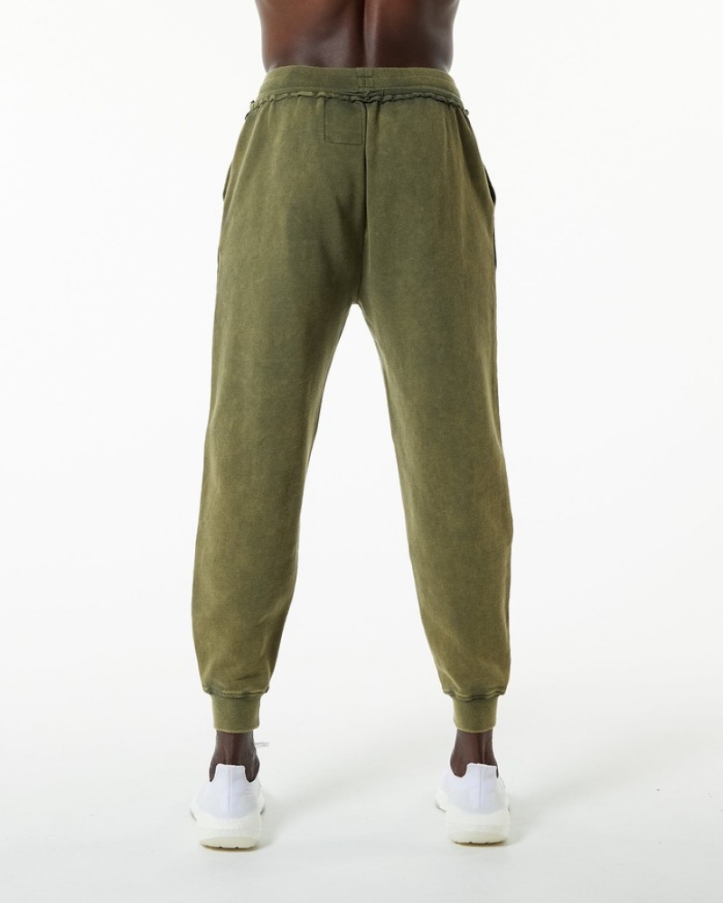 Alphalete Very Terry Joggingbroeken Heren Groen | 10WVGYIZR