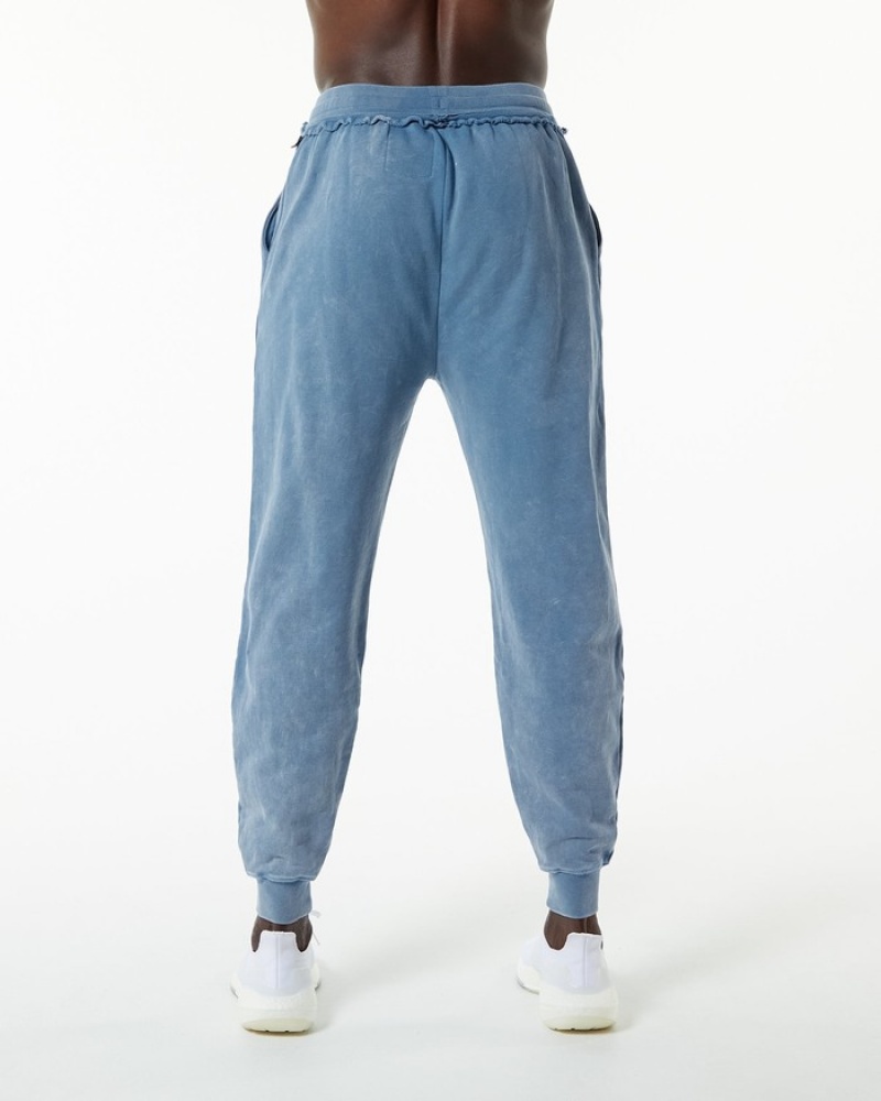 Alphalete Very Terry Joggingbroeken Heren Blauw | 71LDZTRVU