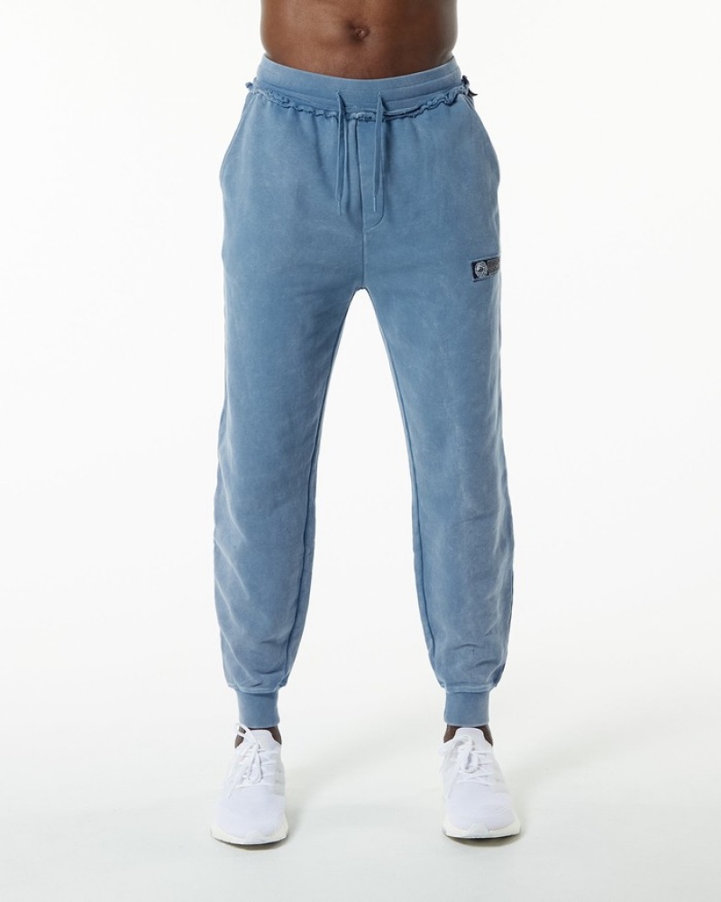 Alphalete Very Terry Joggingbroeken Heren Blauw | 71LDZTRVU