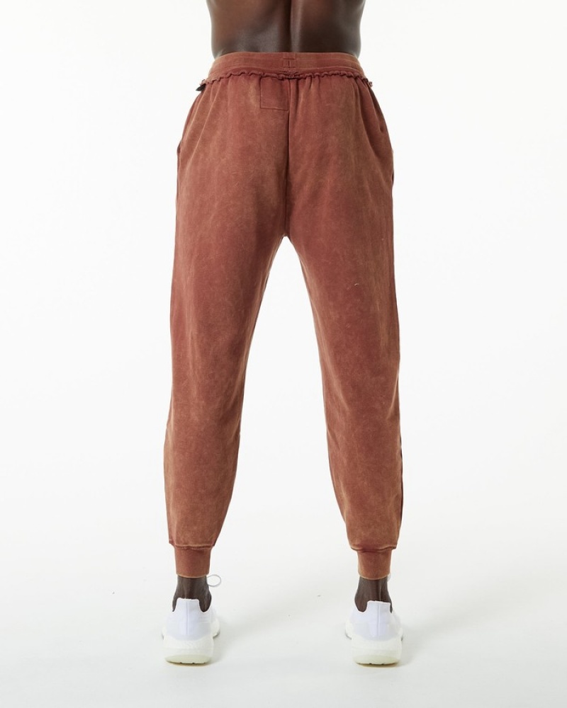 Alphalete Very Terry Joggingbroeken Heren Bordeaux | 83XOFDRCU