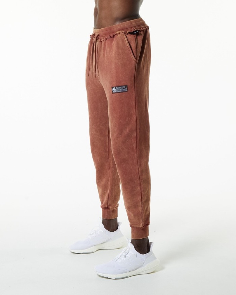 Alphalete Very Terry Joggingbroeken Heren Bordeaux | 83XOFDRCU